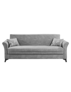 Divano Buket 3 posti letto contenitore grigio - Kallea 2