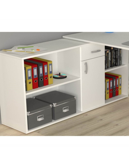 Scrivania angolare Alis bianco reversibile - Kallea