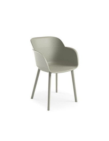 Poltrona Shell-P grigio cemento - Kallea