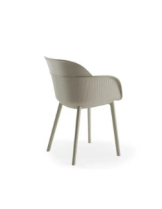 Poltrona Shell-P grigio cemento - Kallea 2
