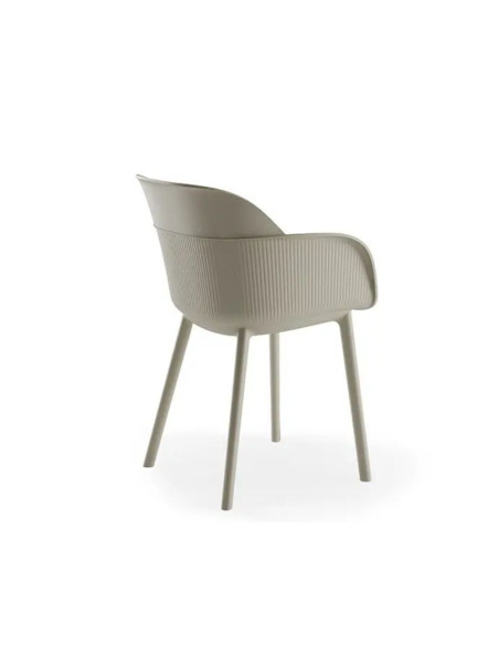 Poltrona Shell-P grigio cemento - Kallea