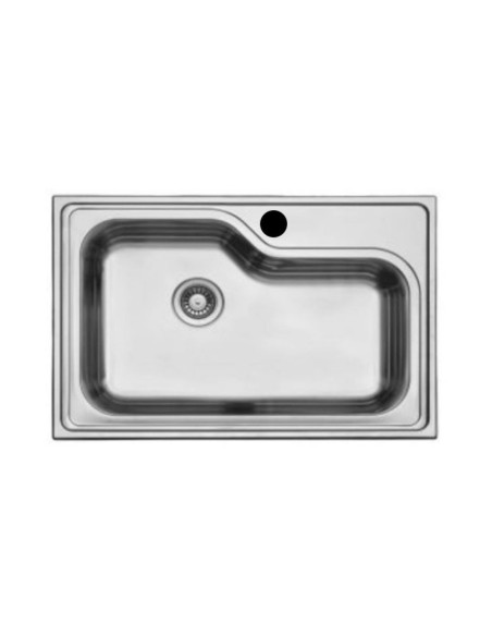 Samet Lavello da cucina DXT840 monovasca 84x56 - Kallea
