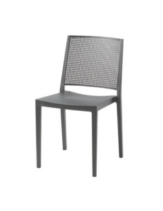 Sedia Grid polipropilene grigio - Kallea 2