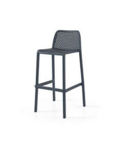 Sgabello Oxy 99 H polipropilene antracite - Kallea 2