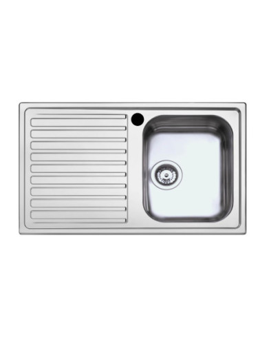 Lavello SAXT331A 86x50 cm sinistro - Kallea
