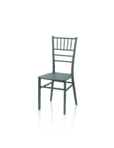 Sedia Falkor polipropilene grigio metal - Kallea 2