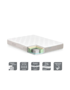 Materasso una piazza e mezza Tulio a molle 25h - Kallea 2