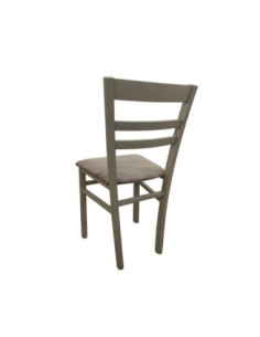 Sedia Cromica cappuccino seduta Savoy 101 - Kallea 2