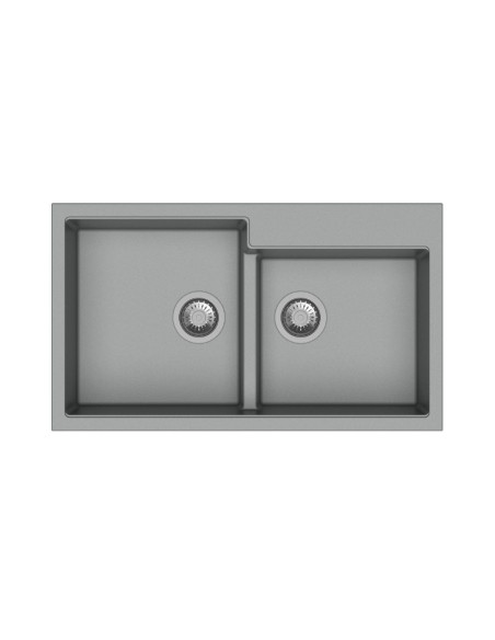 Tip Toe N200 Lavello 2 vasche croma - Kallea