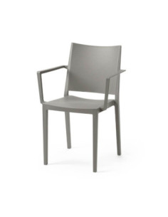 Poltrona Mosk polipropilene grigia - Kallea 2