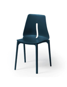 Sedia Oblong polipropilene petrolio - Kallea 2