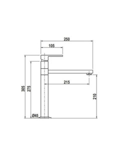 Miscelatore Egeo inox per cucina - Kallea 2