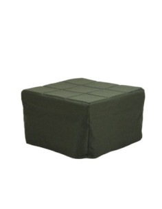 Pouf letto singolo pieghevole Vega tessuto colore verde scuro - Kallea 2
