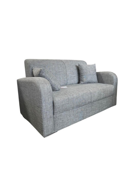 Divano Orion 2 posti tessuto grigio - Kallea