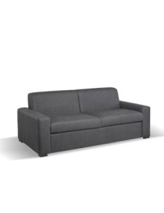 Divano letto Flash 3 posti con rete elettrosaldata colore lino - Kallea