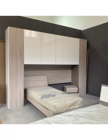 Cameretta ponte Dream doppio letto singolo olmo bianco 320x240 - Kallea