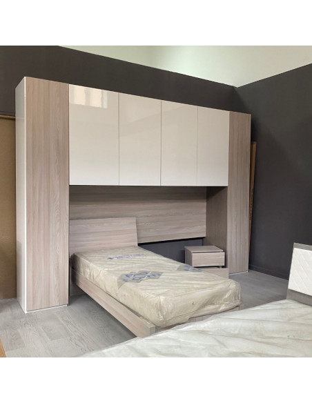 Cameretta ponte Dream doppio letto singolo olmo bianco 320x240 - Kallea