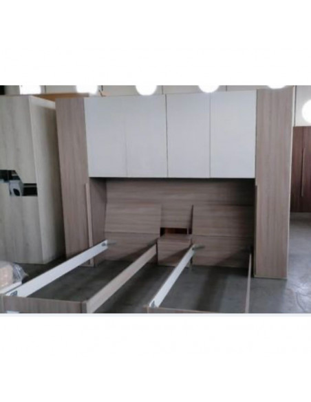 Cameretta ponte Dream doppio letto singolo olmo bianco 320x240 - Kallea