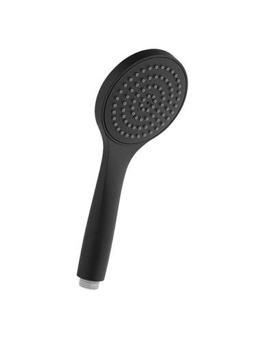 Doccetta Jacuzzi serie Nettuno anticalcare in ABS 1 getto art. 1291029ACYO nero opaco - Kallea