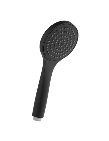 Doccetta Jacuzzi serie Nettuno anticalcare in ABS 1 getto art. 1291029ACYO nero opaco - Kallea