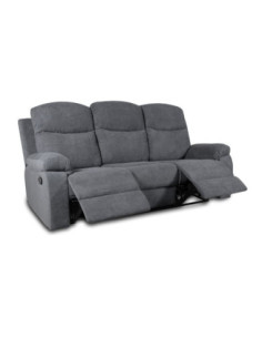 Divano Chicago 3 posti reclinabile grigio Twist 20 - Kallea 2