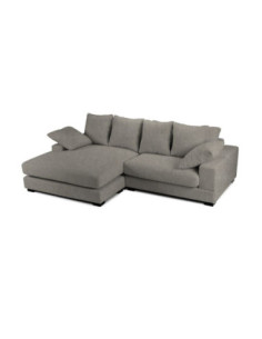 Divano Calgary grigio penisola reversibile - Kallea 2