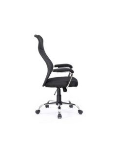 Poltrona da ufficio Valchiria tessuto nero e grigio - Kallea 2