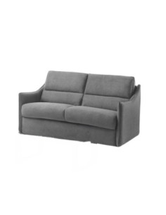 Divano letto Modello165 3 posti in tessuto Salvador 14 grigio - Kallea 2