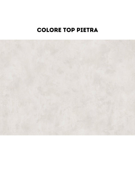 Cucina Iris Lusso 360 cm rovere virginia tortora con elettrodomestici reversibile - Kallea