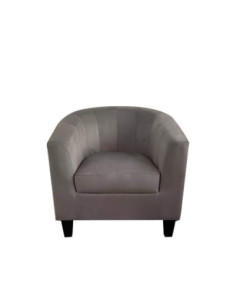 Poltrona Halong tessuto grigio - Kallea 2