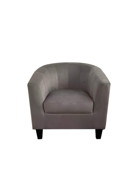 Poltrona Halong tessuto grigio - Kallea