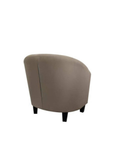 Poltrona Halong tessuto nocciola - Kallea 2