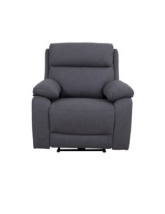 Poltrona Siviglia recliner elettrico Nabuk antracite - Kallea 2