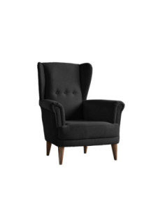 Poltrona Olive Bergere tessuto grigio scuro - Kallea 2