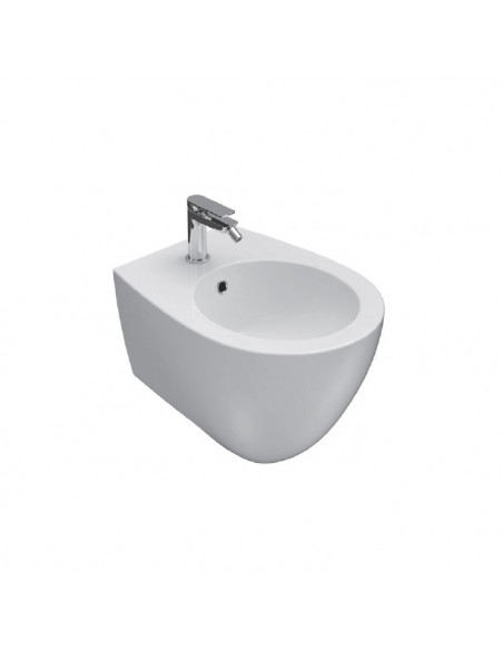 Bidet sospeso Globo serie Bowl+ cod: BPS10BI dimensioni 50 x 38 cm bianco lucido - Kallea