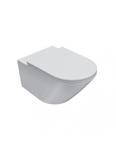 Vaso Sospeso Globo serie Forty3 cod. FOS05BI dimensioni 57 x 36 cm senza Brida bianco lucido - Kallea