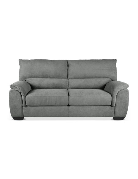 Divano Atene 3 posti in tessuto barrel 83 grigio - Kallea