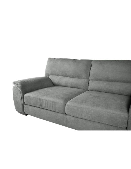 Divano Atene 3 posti in tessuto barrel 83 grigio - Kallea