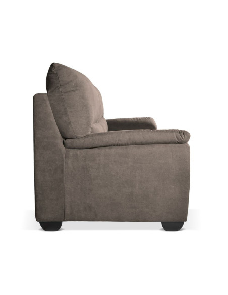 Divano Atene 2 posti in tessuto Barrel 21 tortora - Kallea