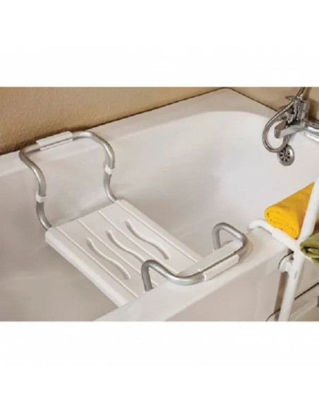 Sedile per vasca regolabile per disabili in alluminio colore bianco - Kallea