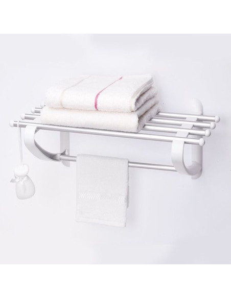 Mensola da bagno in alluminio colore bianco - Kallea