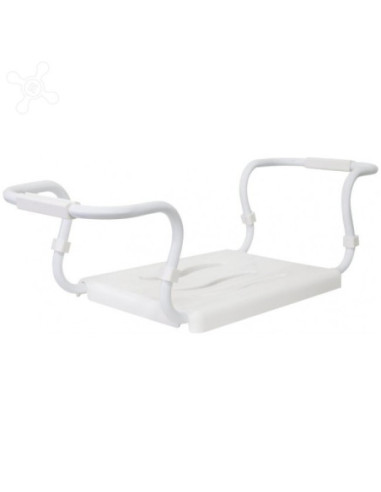 Sedile per vasca per disabili regolabile in acciaio verniciato bianco - Kallea