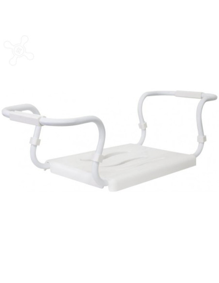Sedile per vasca per disabili regolabile in acciaio verniciato bianco - Kallea