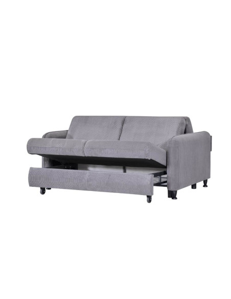 Divano Ravit grigio 57-044 con letto estraibile e contenitore - Kallea