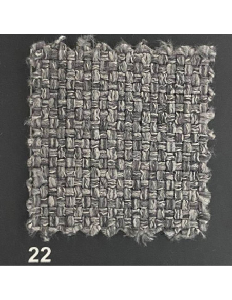 Divano letto Kriog 3 posti con bracciolo squadrato colore penelope 22 cenere - Kallea