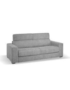 Divano letto Crien 3 posti poggiatesta reclinabili colore cenere maryanne 15 - Kallea