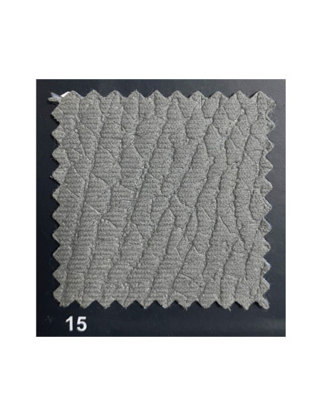 Divano letto Crien 3 posti poggiatesta reclinabili colore cenere maryanne 15 - Kallea