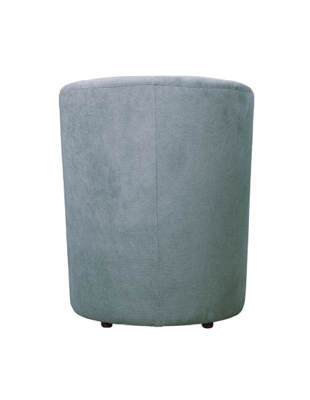 Djerba tessuto grigio chiaro Soro 90 con pouff estraibile - Kallea