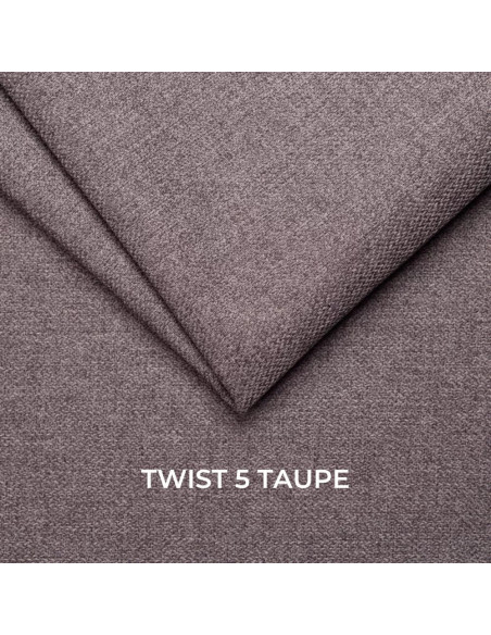 Divano angolare Siena con letto estraibile taupe Twist 5 267x200x90 - Kallea