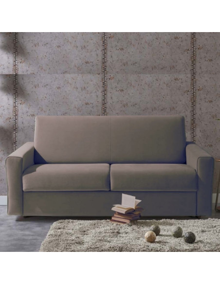 Divano letto Carter 140 Sun94 3 posti beige - Kallea